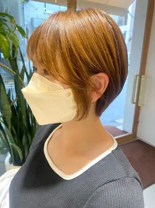 ショート 安永 涼のヘアスタイル