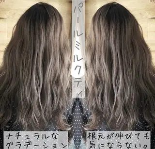 ロング カラー テトネ タカシのヘアスタイル