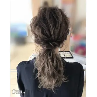 セミロング ヘアアレンジ fun./ヘアセット /エクステ/着付のその他イメージ