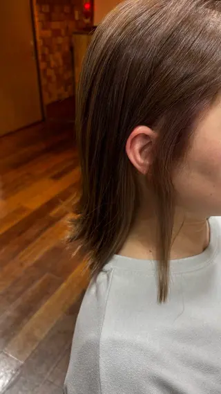 ミディアム ボブスタイル/ えぐちりほのヘアスタイル