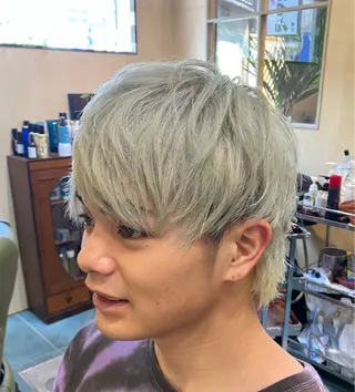 セミロング メンズカット/パーマ 福島区SOSOのヘアスタイル