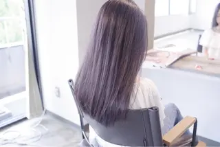 ミディアム カラー クセ毛お悩みの方 四宮桂佑のヘアスタイル