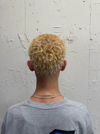 ショート カラー パーマ メンズ 💈メンズ特化💈 TASUKUのヘアスタイル