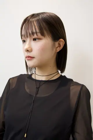 ミディアム SAUT銀座所属・石川玲菜/ 髪質改善ボブ/メンズのヘアスタイル