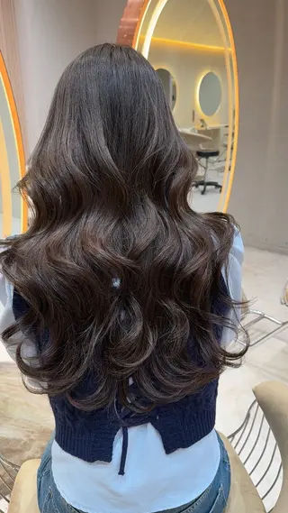 ロング カラー レイヤー❣️縮毛矯正 川村利幸のヘアスタイル