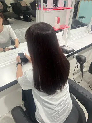 ロング カラー みう/仙台/暖色/ 艶髪/顔周りカット/のヘアスタイル