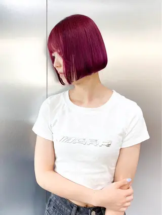 ショート Elsa the leap元町店所属・Elsa アヤカのヘアスタイル