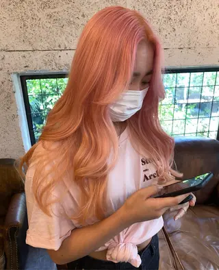 ロング カラー 只野 真衣のヘアスタイル