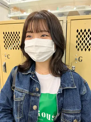 ミディアム カラー 🌼sunc HINAMI🌼のヘアスタイル