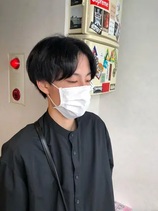 カラー メンズ the OSCAR所属・韓国ヘアスタイリスト Harukaのヘアスタイル