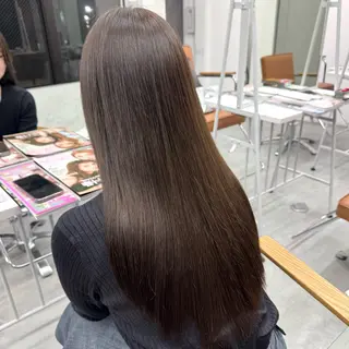 ロング カラー ヘアアレンジ ブリーチなしカラー /新百合ヶ丘/安形翔のヘアスタイル