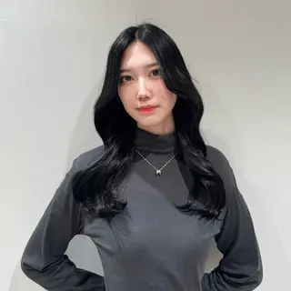 ロング カラー 🩷渋谷/韓国レイヤ ー/艶髪/Sayaのヘアスタイル