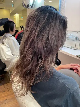 セミロング Kingdom美容室所属・横浜/カット モデル/琉雅🦀のヘアスタイル