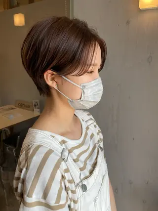 ショート カノエ下関熊野店 /スタッフモデルのヘアスタイル