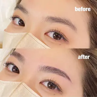 アイブロウ 與座 小遥のヘアスタイル