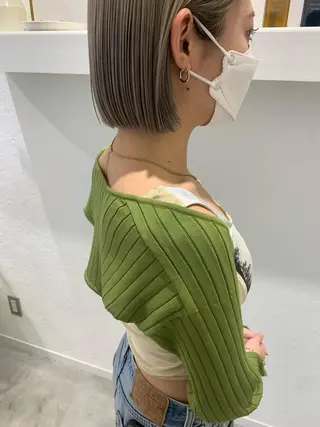 ショート 顔周りレイヤー 🎀マリノのヘアスタイル