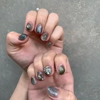 ネイル 【淡色color/ nail】maikoのネイルデザイン