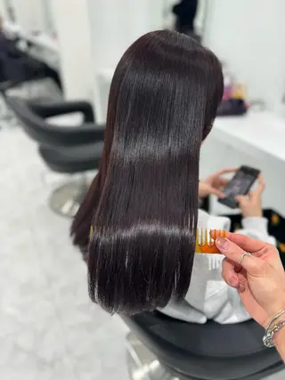 セミロング カラー 💎透明感カラー /kaito💎のヘアスタイル