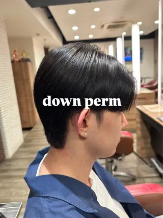 メンズ メンズパーマ/レイヤ ーカット岡田遥希のヘアスタイル