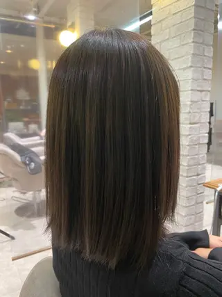 ミディアム カラー Tanaka Aoiのヘアスタイル