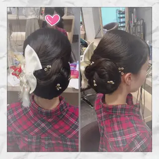 ヘアアレンジ ヘアセット/着付け 𓇼 松本 夏美𓇼のヘアスタイル