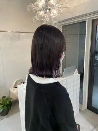 ミディアム カラー Koto🌿 ブリーチなしカラーのヘアスタイル