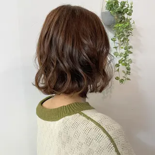 ミディアム カラー ツヤ美髪💐 髪質改善/高山愛来のヘアスタイル