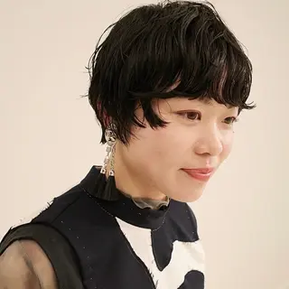 ショート パーマ yiye青山店所属・無料カットモデル /yuukaのヘアスタイル