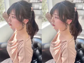 ロング 韓国ヘア 野々山 ゆうとのヘアスタイル