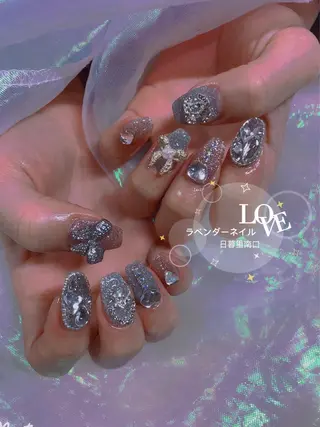 ネイル ラベンダー💖日暮里 ルル💖ネイルのネイルデザイン