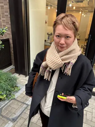 ショート カラー NOUN所属・eri kinjoのヘアスタイル