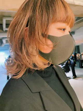 ミディアム カラー tension 【テンション】のヘアスタイル