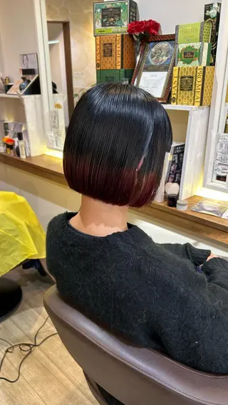 ショート カラー カツキ/GARTE 代官山のヘアスタイル