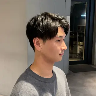 ショート メンズ 葉月/ボブ/ 透明感カラー／中目黒のヘアスタイル