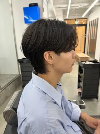 ショート カラー パーマ ヘアアレンジ メンズ 亀井隆汰/メンズ専門 パーマ特化美容師のヘアスタイル