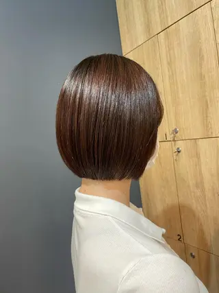 ショート 鎌取/透明感カラー /ボブ/顔まわりのヘアスタイル