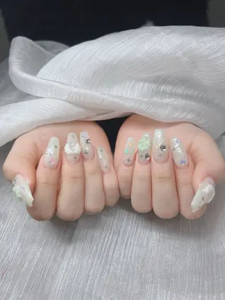 ネイル Lee Nails チップ長さだし専門店のネイルデザイン