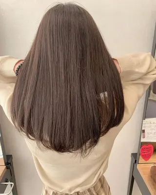 ロング カラー 透明感♡︎♡︎ 佐々木早苗のヘアスタイル
