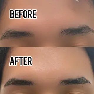 アイブロウ ‎しゅり🇰🇷 日韓MIXメンズヘアのヘアスタイル