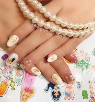 ネイル ラベンダー💖日暮里 ルル💖ネイルのネイルデザイン