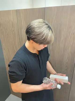 ショート カラー メンズ LE-PLA Citta 大雅のヘアスタイル