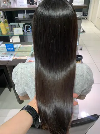 ロング SALOWIN渋谷caldo店B1所属・岐津公太 メンズ縮毛矯正のプロのヘアスタイル