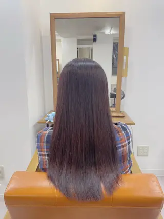 ロング モデル募集中lore 中村かれんのヘアスタイル