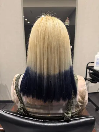 セミロング 髪質改善⚡️カラー 🍀武久 誠🍀のヘアスタイル