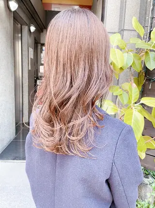 セミロング カラー パーマ ヘアアレンジ ネイル マツエク・マツパ アイブロウ Chic シックのヘアスタイル