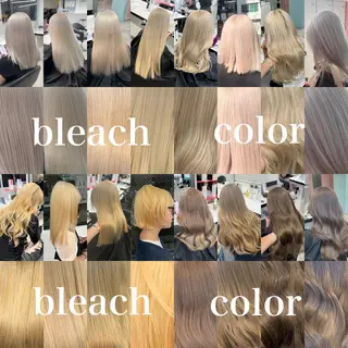 ロング カラー エフェクトブリーチ／ レイヤーカット／翔のヘアスタイル