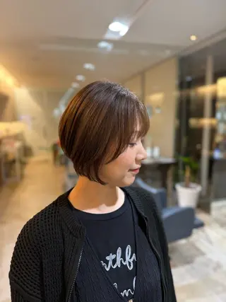 ショート YONAGO たしろヨナゴ所属・中西 リナのヘアスタイル