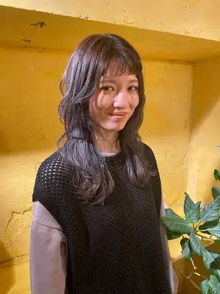 ロング カラー Reir_吉祥寺 バンレイカのヘアスタイル