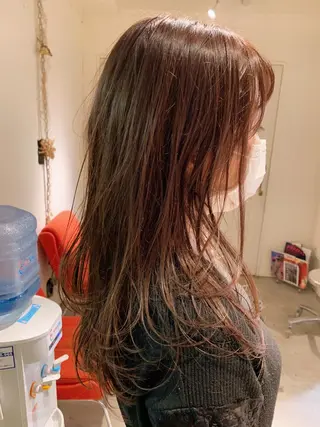 ミディアム カラー クロエ新宿所属・❏アンニュイパーマ 川原畑 拓也❏のヘアスタイル