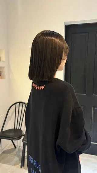 ショート カラー 華奈/オリーブ/ ベージュ/抜け感🥣のヘアスタイル